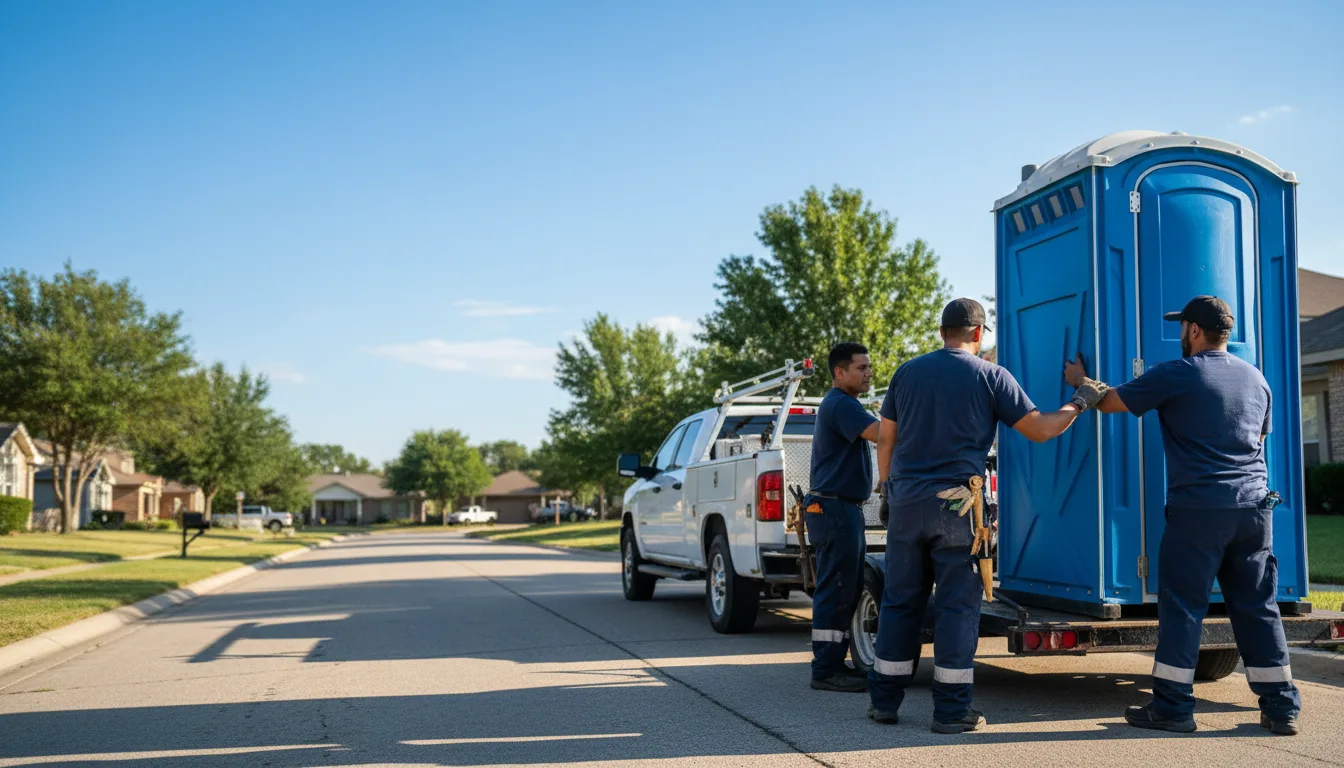 Portable Toilet Rental in New Ulm, TX near me